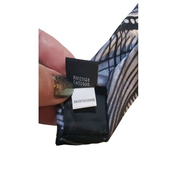 J Garcia 'Riptide'  Neck Tie‎ Mens Black Gray Abstract Collectors Edition Silk - Picture 9 of 13